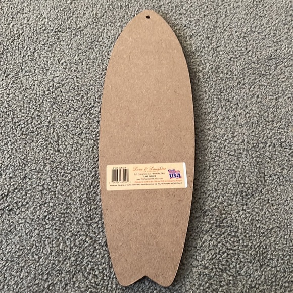 SJT ENTERPRISES, INC. Livin' on Island time 5" x 16" Surfboard Wood Plaque - Picture 2 of 4